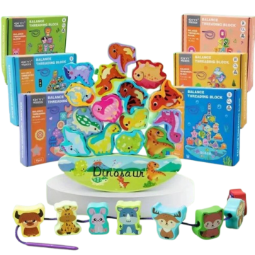 Игрушка деревянная шнуровка Балансир 