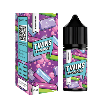 Жидкость OCTOLAB Twins (3в1) Bubble Cum - Жевательная резинка