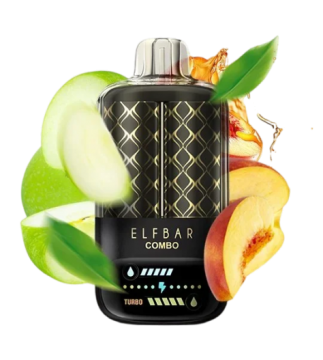 Сигарета электронная ELFBAR Combo 25000 Apple/Juicy Peach