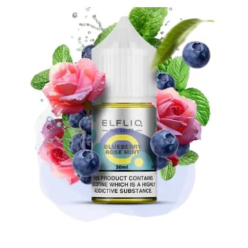 Жидкость для электронных сигарет ELFLIQ 5% 30 ml Blueberry Rose Mint