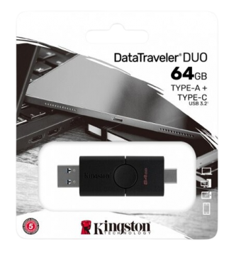 Флешкарта 64 GB Kingston USB3.2/Type-C