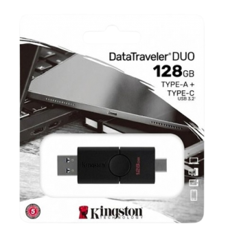 Флешкарта 128 GB Kingston USB3.2/Type-C