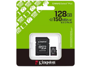 Micro SD (с адаптером) 128 GB Class 10 Kingston V10 / U1 / A1