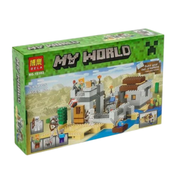 Игрушка конструктор "MC" 10392 "Пустынная станция" (18/2) 519 деталей