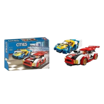 Игрушка конструктор 11527 "Спортивные машинки" 202 деталей