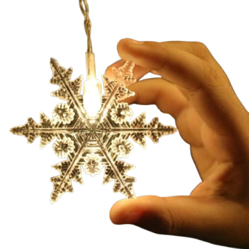 Гирлянда LED Christmas Light Snowflake String Light 8 Modes
