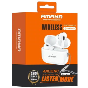 Наушники Amaya Bluetooth ANC07 ANC+ENC белые