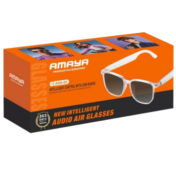 Очки-смарт Amaya ASG-05 Bluetooth Music White