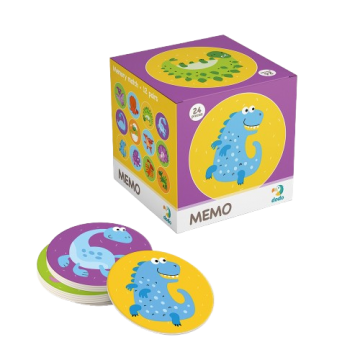 Игра настольная Dodo мини Memo Динозавры