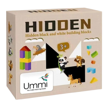 Игра настольная Ummi ME-149 Hidden Black and White Blocks